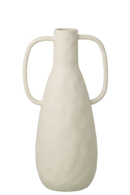 Vase Jodi Stoneware Off-White Large