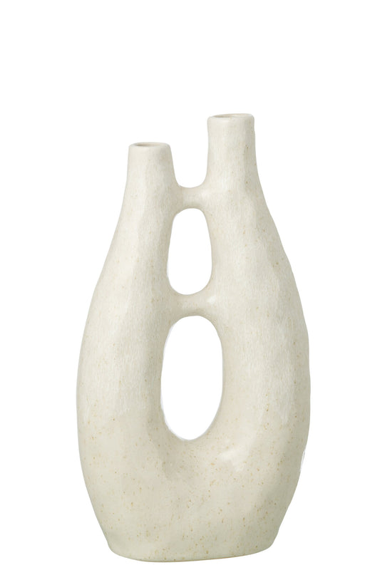 Vase Jeanne Stoneware Off-White Large