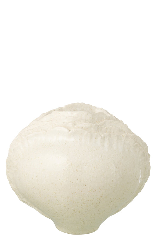 Vase Stoneware Off-White Large