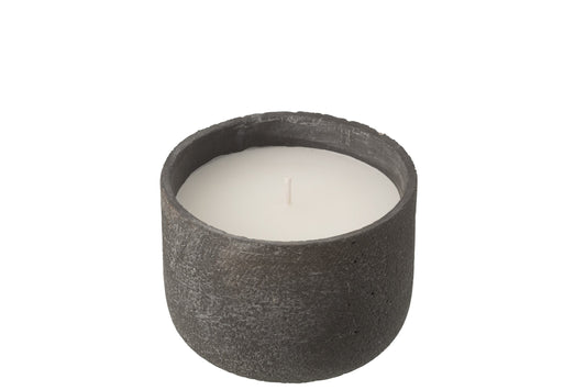 Buitenkaars 31h Rond Paraffine Donkergrijs Medium