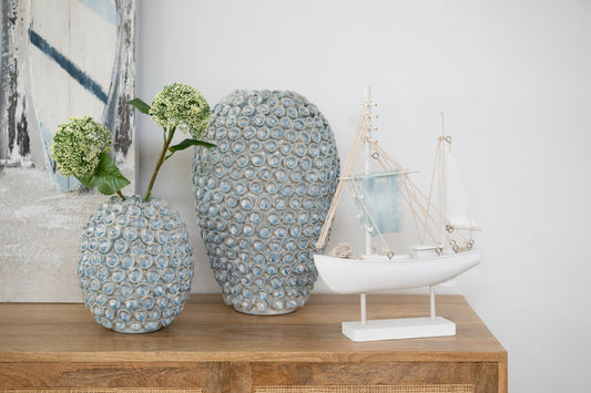 Vase Milan Clay Light Blue Small