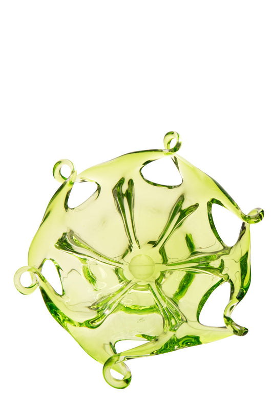 Decoratief dienblad Serena glas groen