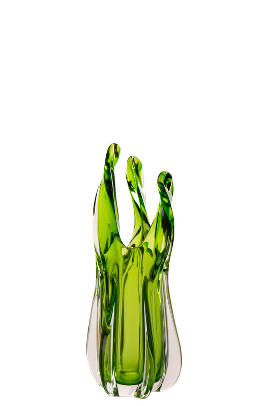 Vase Serena Glass Green Small