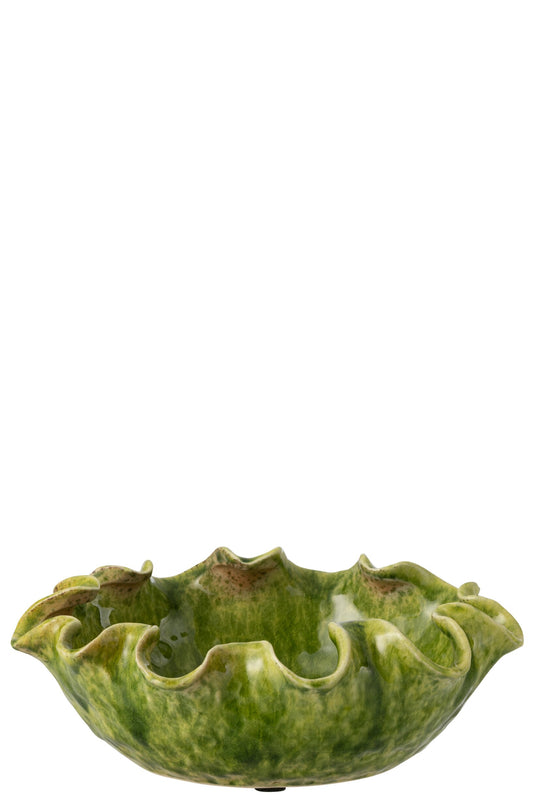 Decorative Tray Ronny Irregular Clay Green