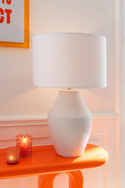 Theelichthouder Modern Glas Oranje/Wit Small Assortiment Van 2