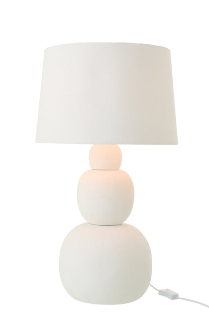 Table lamp Renee ceramic white large