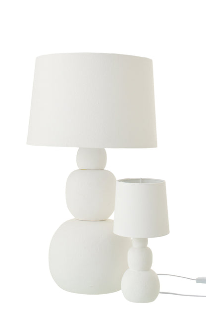 Table lamp Renee ceramic white large