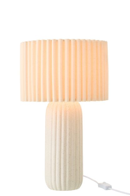 Table lamp Esmee ceramic off-white small