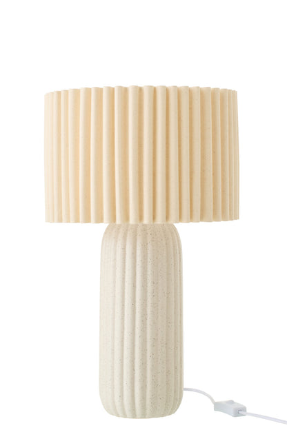 Table lamp Esmee ceramic off-white small