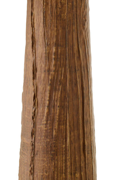 Table lamp Melina ceramic dark brown small