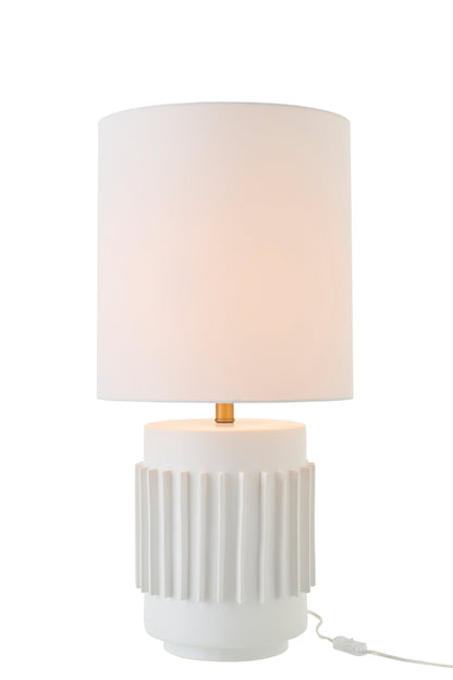 Table lamp ceramic white