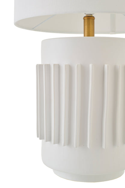 Table lamp ceramic white