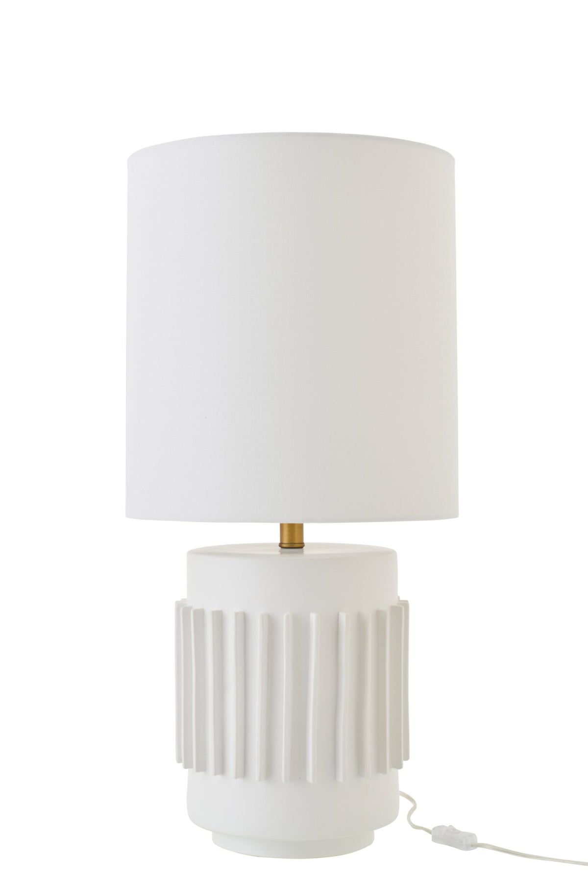 Table lamp ceramic white
