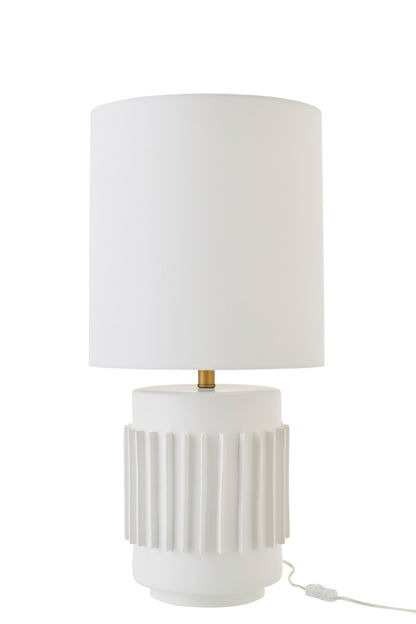 Table lamp ceramic white