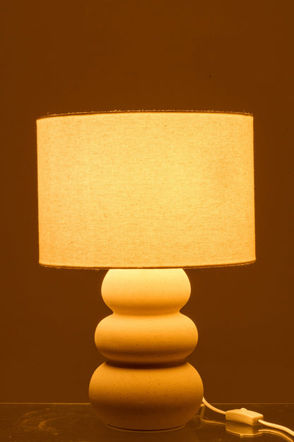 Table lamp Victor ceramic off-white