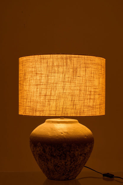 Table lamp Jules ceramic dark grey