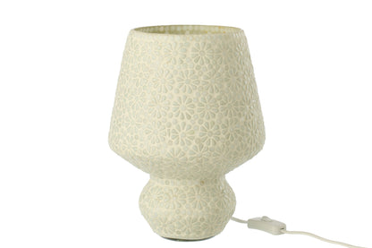 Table lamp mosaic glass white/light green medium