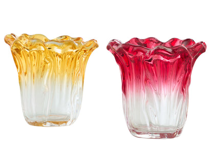 Theelichthouder Glas Multi Assortiment Van 2