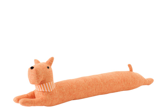 Draught Excluder Dog + Scarf Polyester Orange
