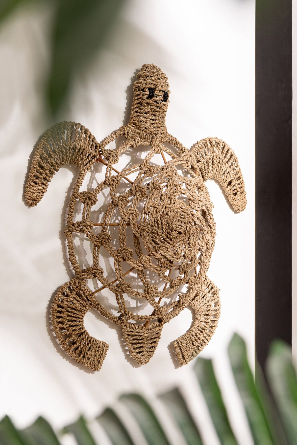 Set Of 2 Wall Object Turtle Seagrass Natural