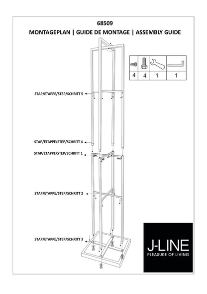 Cushion Rack Metal Black