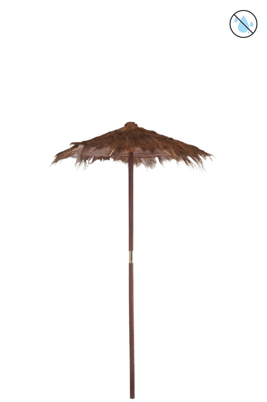 Parasol kokosblad bruin klein