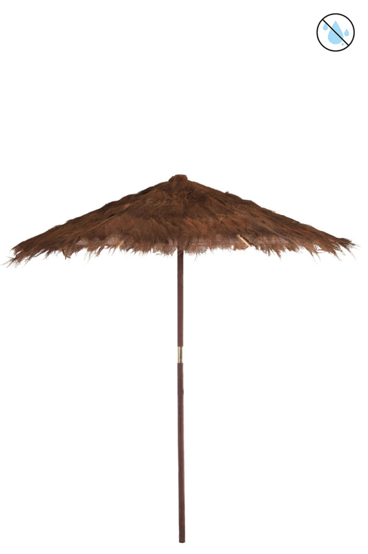 Parasol kokosblad bruin groot
