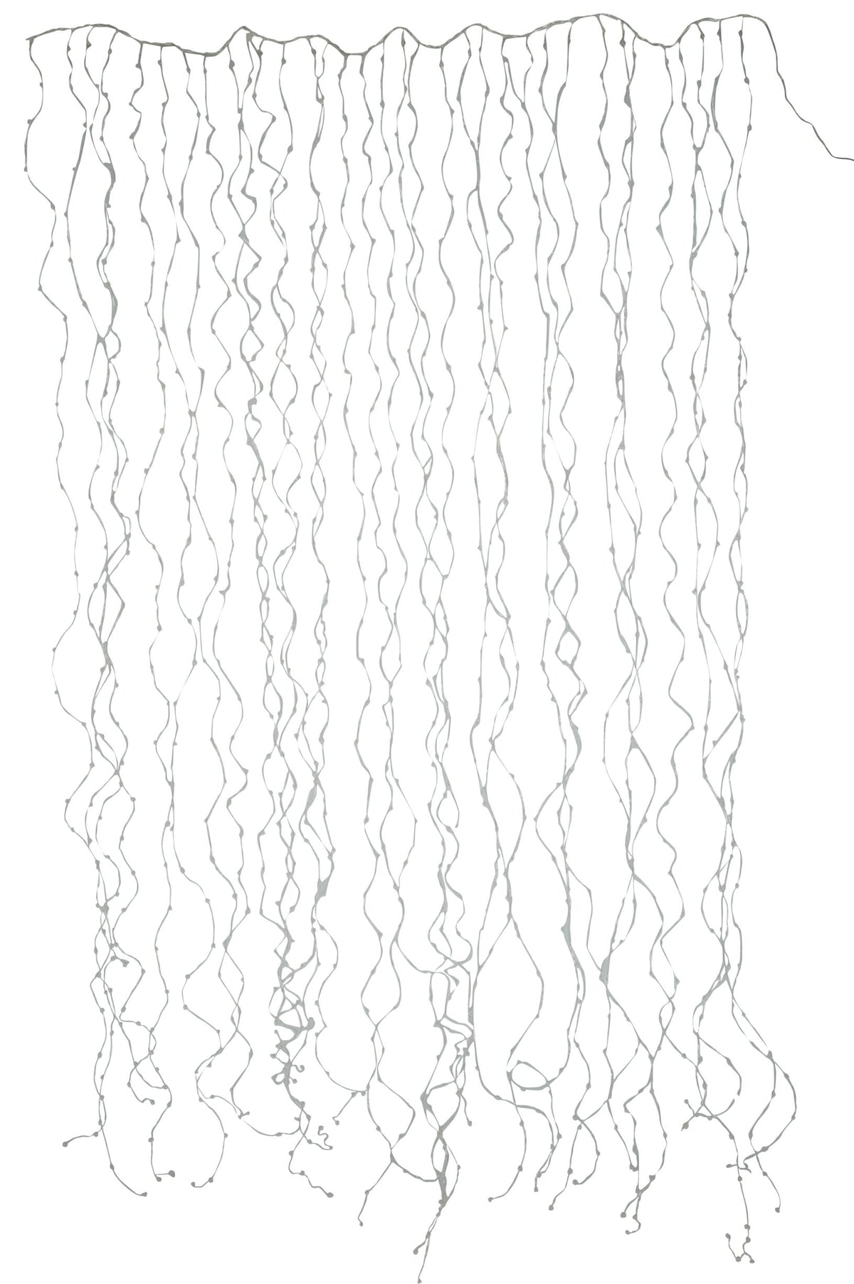 Christmas light curtain 2x3m silver 1020led warm white