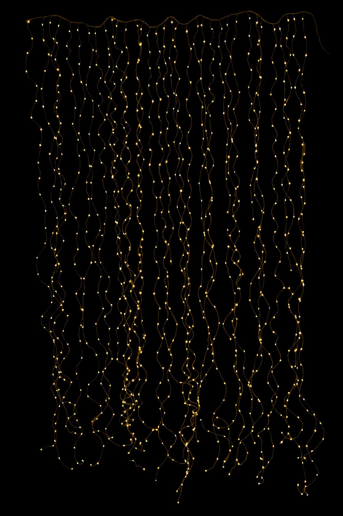 Christmas light curtain 2x3m silver 1020led warm white