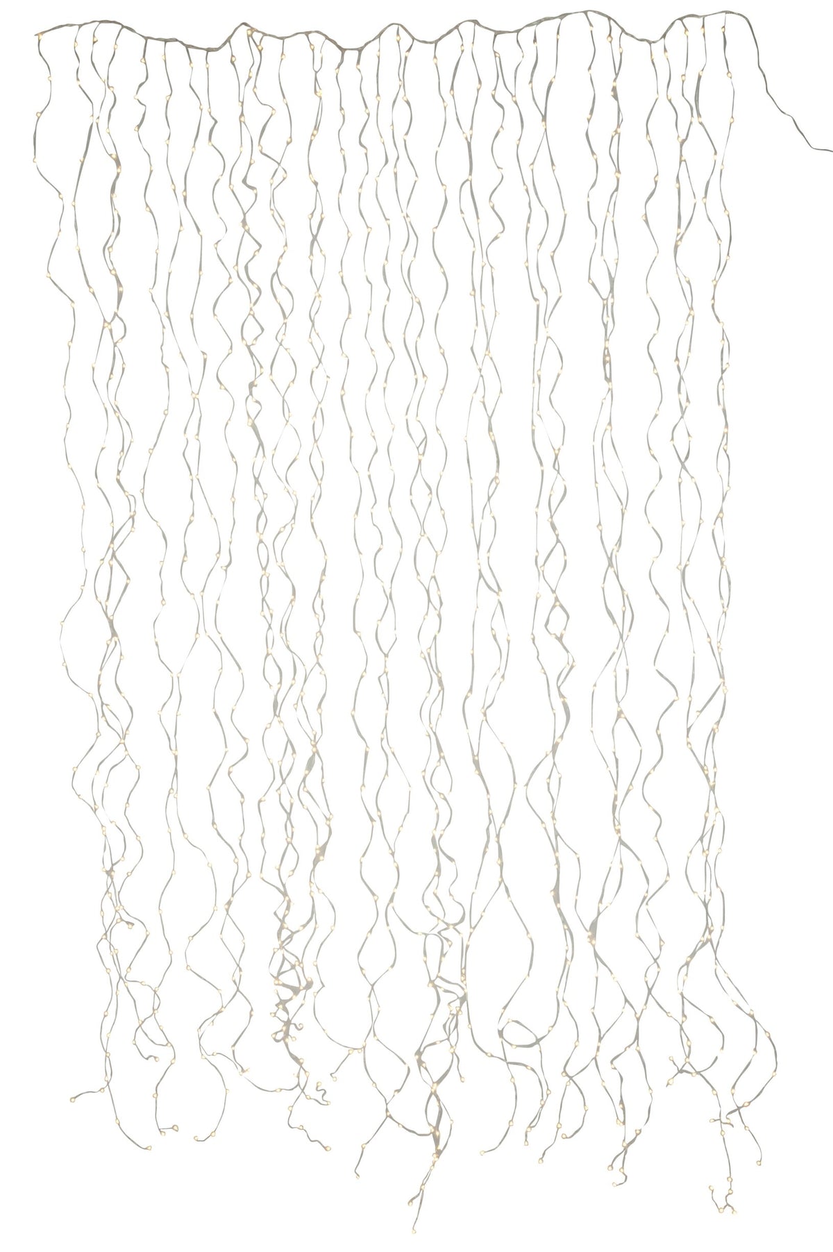 Christmas light curtain 2x3m silver 1020led warm white