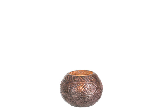 Tlh Bal Boho Glas Antiek Bruin