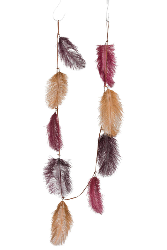 Garland Plume Rose/Bordeaux/Ochre