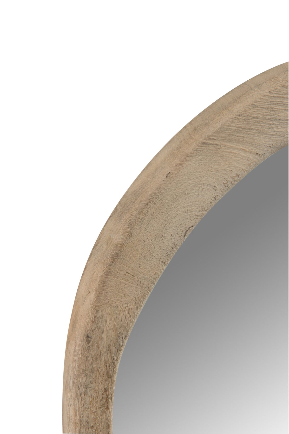 Mirror Irregular Mango Wood Small