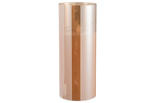 Ledlamp Blinkend Glas Goud Large