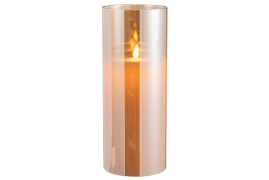 Ledlamp Blinkend Glas Goud Large