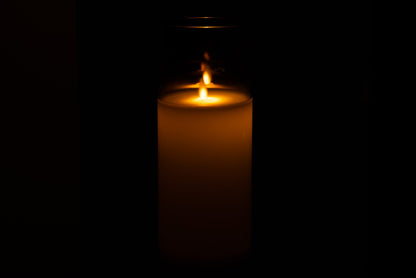Ledlamp Blinkend Glas Grijs Large