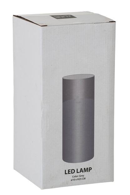 Ledlamp Blinkend Glas Grijs Large