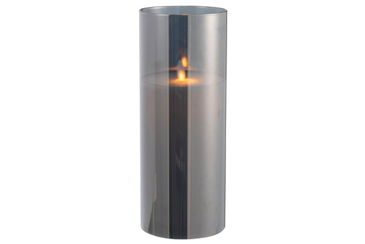 Ledlamp Blinkend Glas Grijs Large