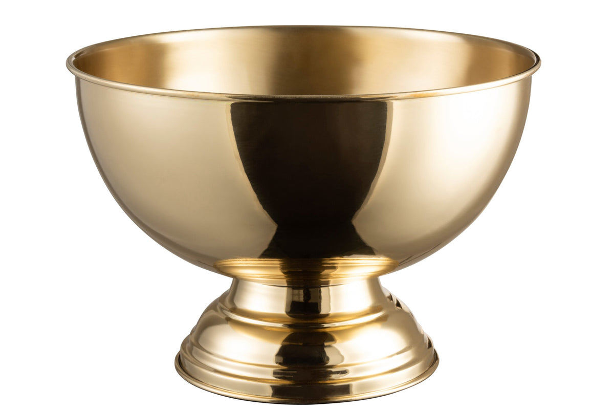 Coupe à champagne en laiton doré brillant