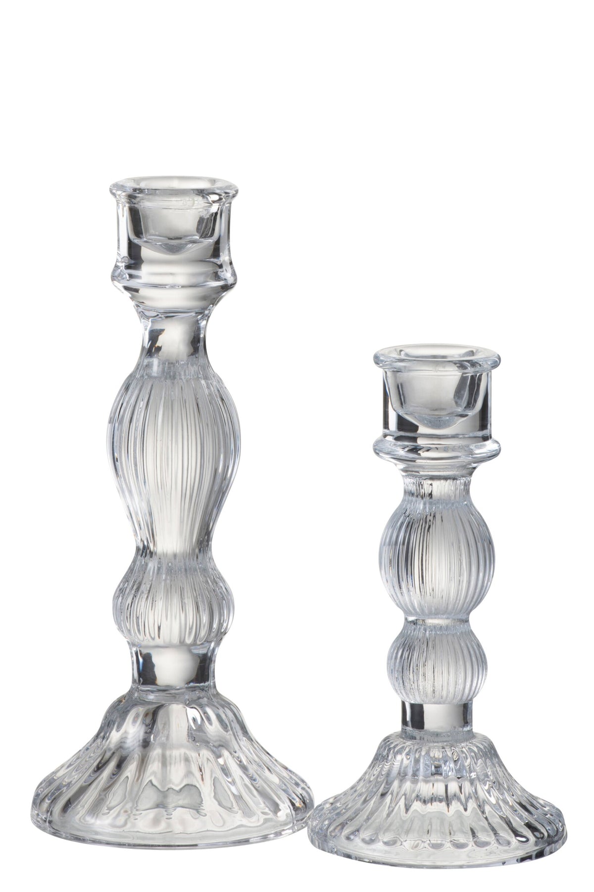 Kandelaar Bol Glas Transparant Large