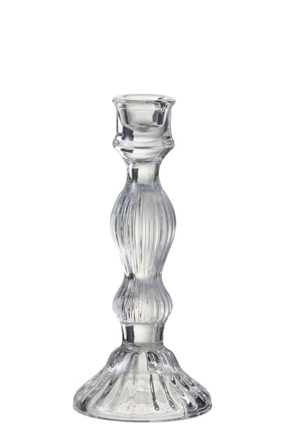 Kandelaar Bol Glas Transparant Large