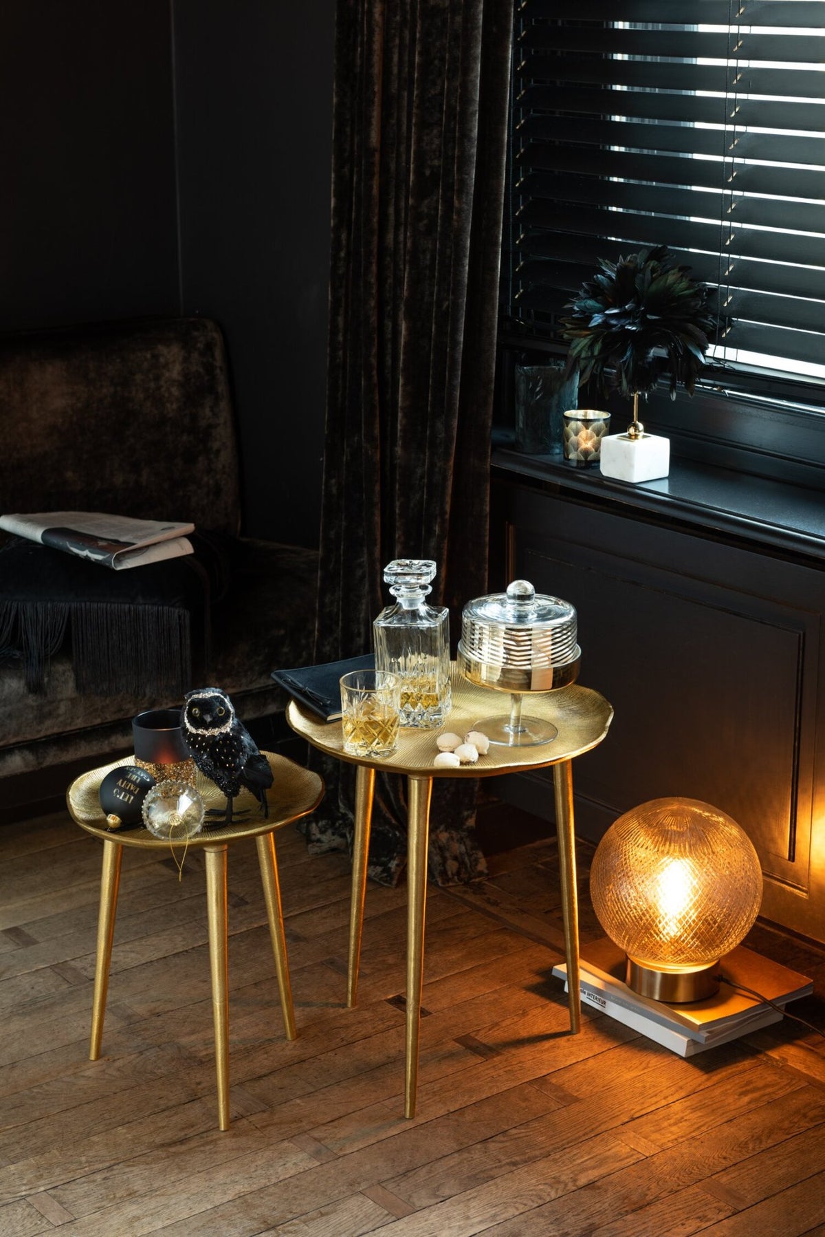 Fles + stop geslepen glas transparant