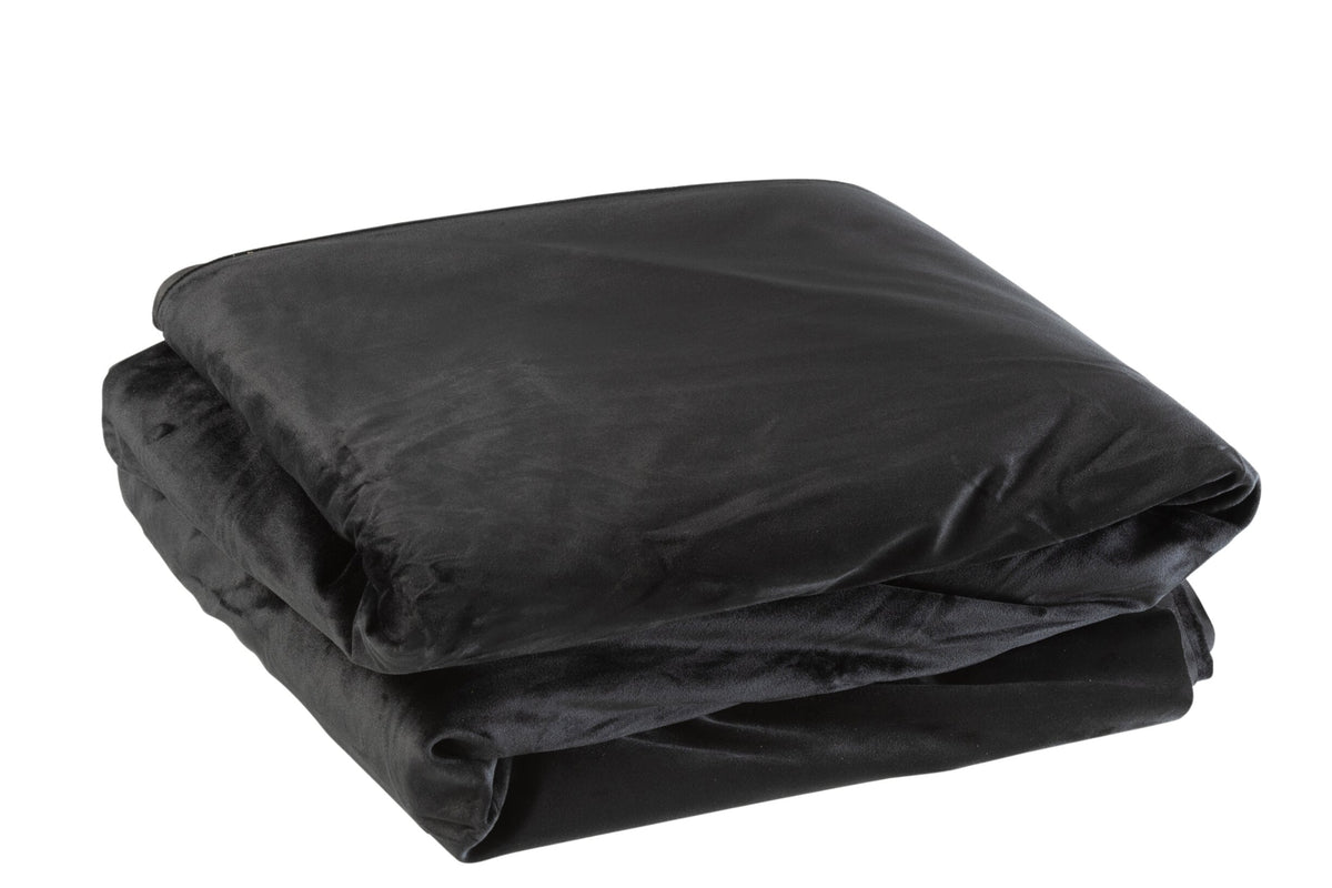 Fabric Long Velvet Black